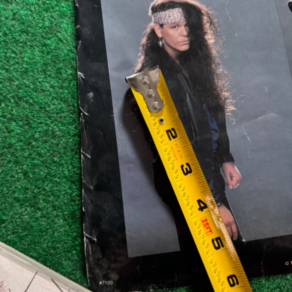 Vintage 90s Original Poison Rock N Roll Heavy Metal 22”x34” 1990 Brockum Poster - Picture 5 of 5